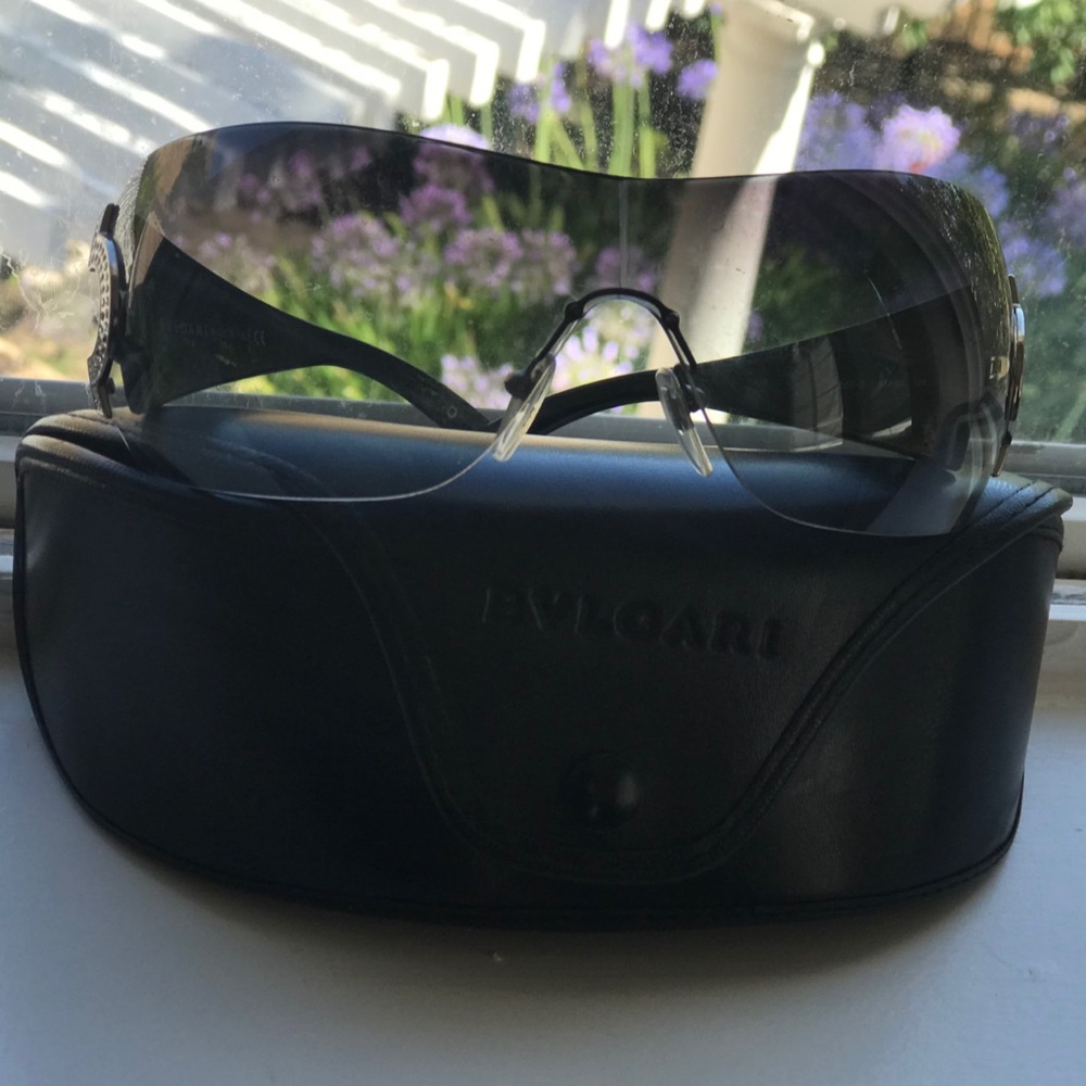 BVLGARI OMBRE SUNGLASSES WITH CRYSTAL DETAILS